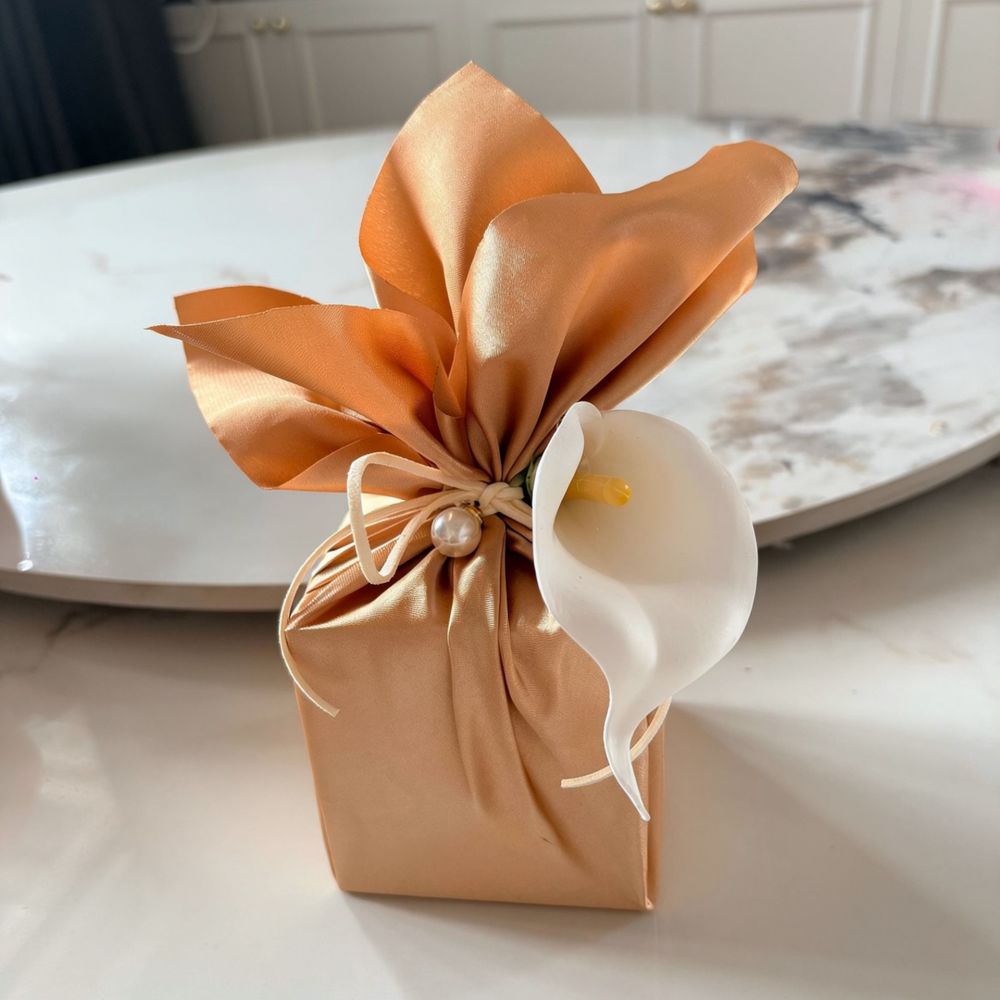 Furoshiki Wrap Cloth - Scatola regalo per caramelle da matrimonio,