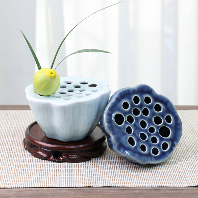 Ikebana Vase Kenzan - Porta Ikebana in stile giapponese in