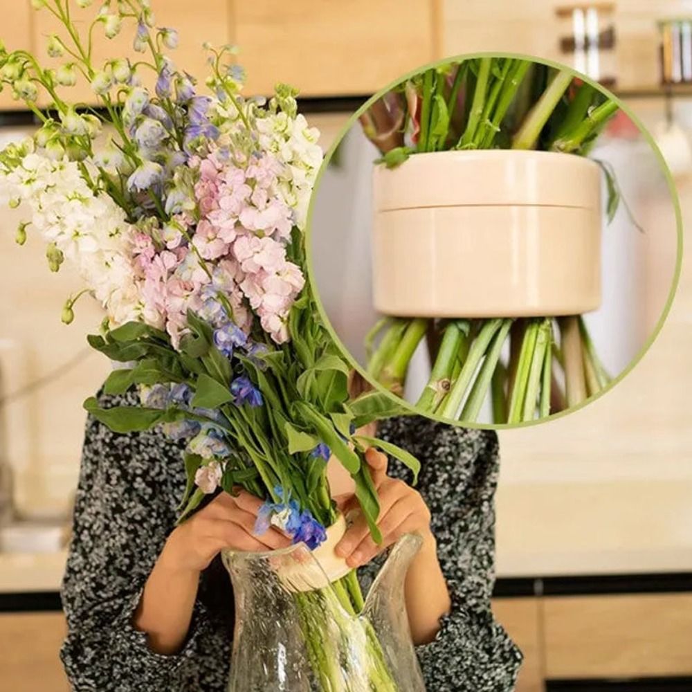 Ikebana Vase Kenzan - Porta stelo Ikebana a spirale in