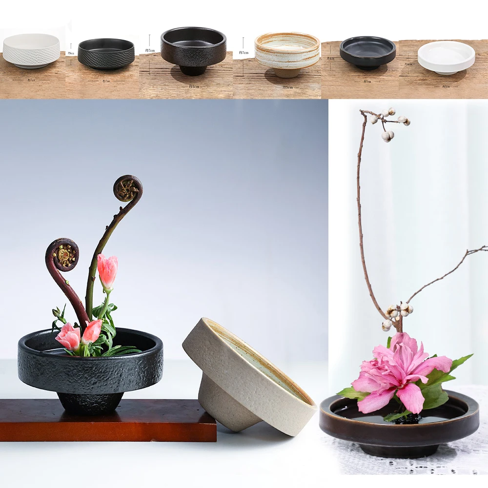 Ikebana Vase Kenzan - Vaso in ceramica giapponese rana Ikebana