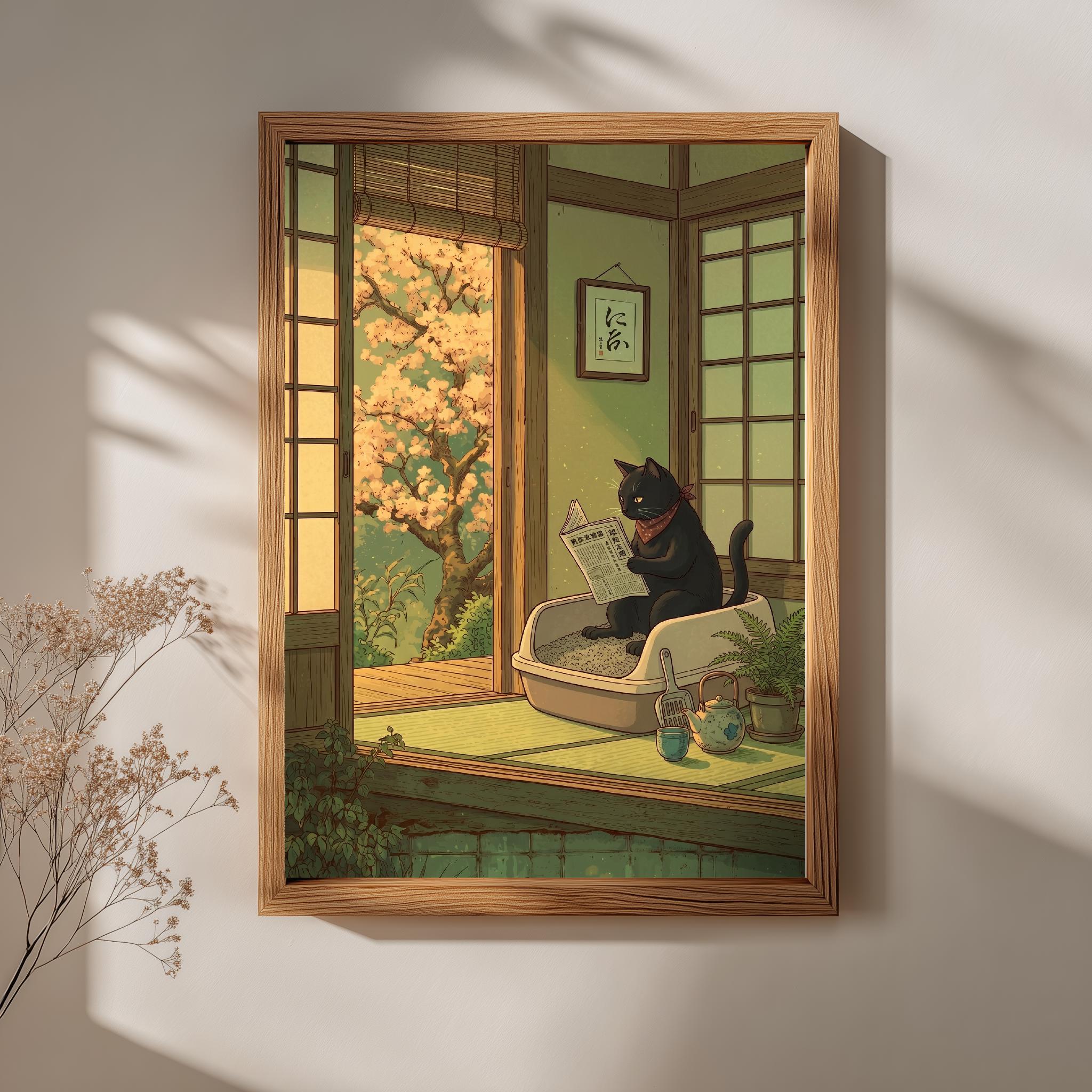 Poster Zen con uccelli gru in  - Japanese Zen Lifestyle recensione e prezzo